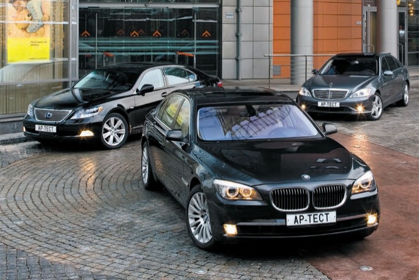 BMW 750Li, Mercedes S 500 L или Lexus LS 600h L?