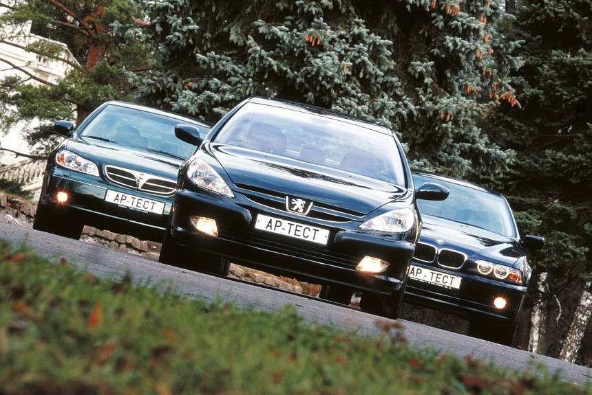 Положение обязывает: седаны Peugeot 607, Nissan Maxima и BMW пятой серии
