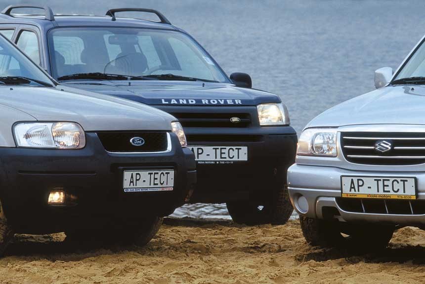 Шестерки: внедорожники Ford Maverick, Land Rover Freelander и Suzuki Grand Vitara 