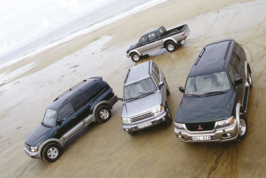 Троеборцы: внедорожники Mitsubishi Pajero, Pajero Pinin, Pajero Sport и L200
