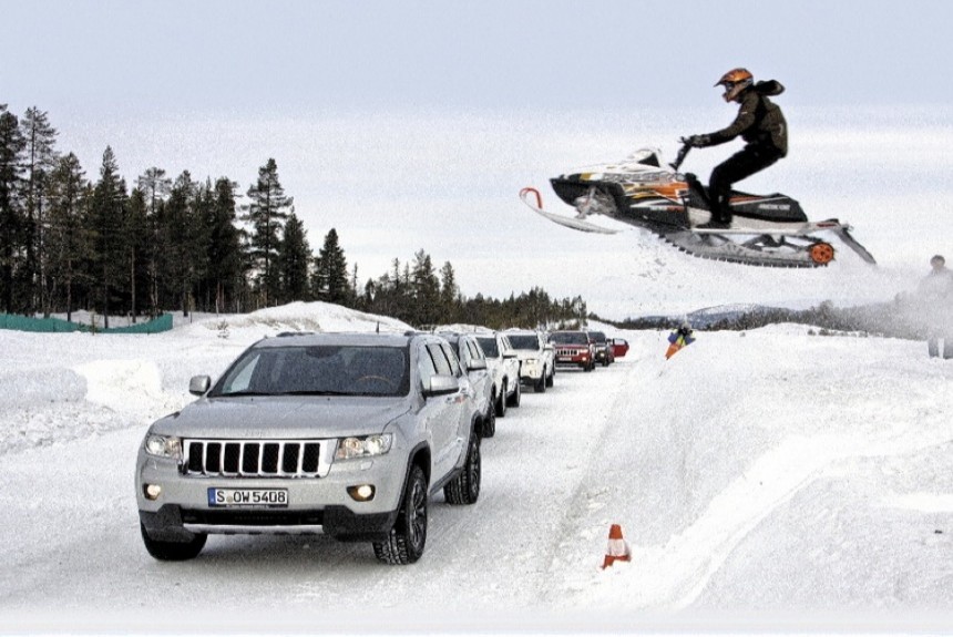 Константин Сорокин отправился на арктический тест-драйв внедорожников Jeep Grand Cherokee
