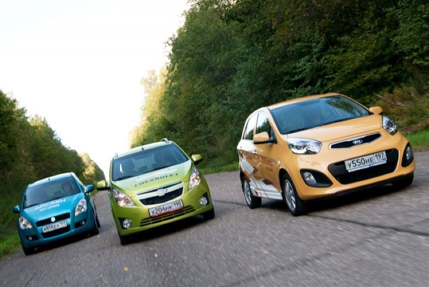 Что лучше — Chevrolet Spark, Kia Picanto или Suzuki Splash?