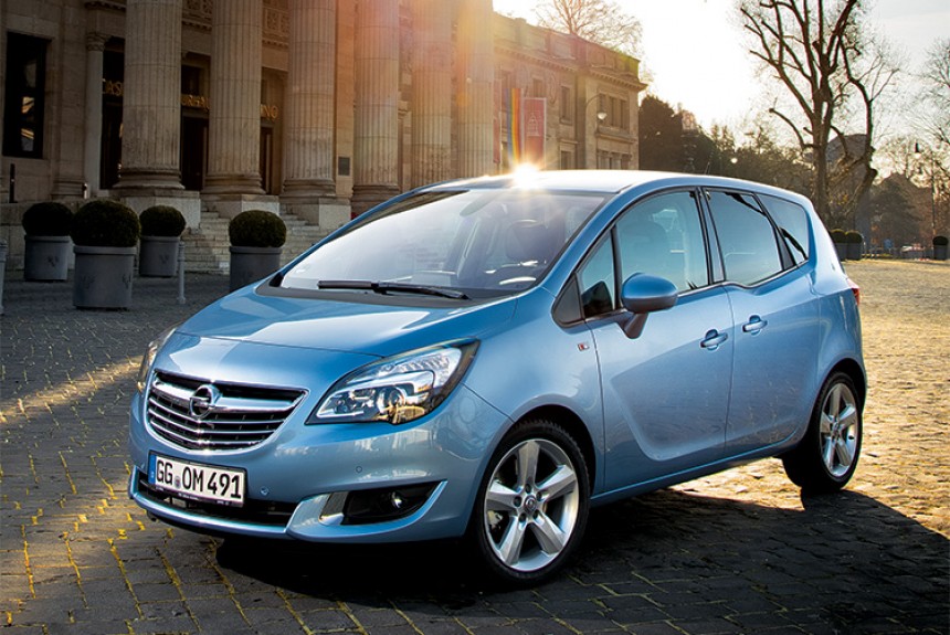 Обновленный микровэн Opel Meriva — скромный и экономичный