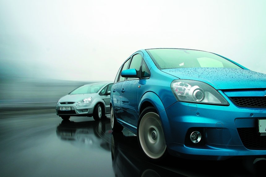 Перформанс: Opel Zafira OPC против Ford S-MAX 2.5 Turbo