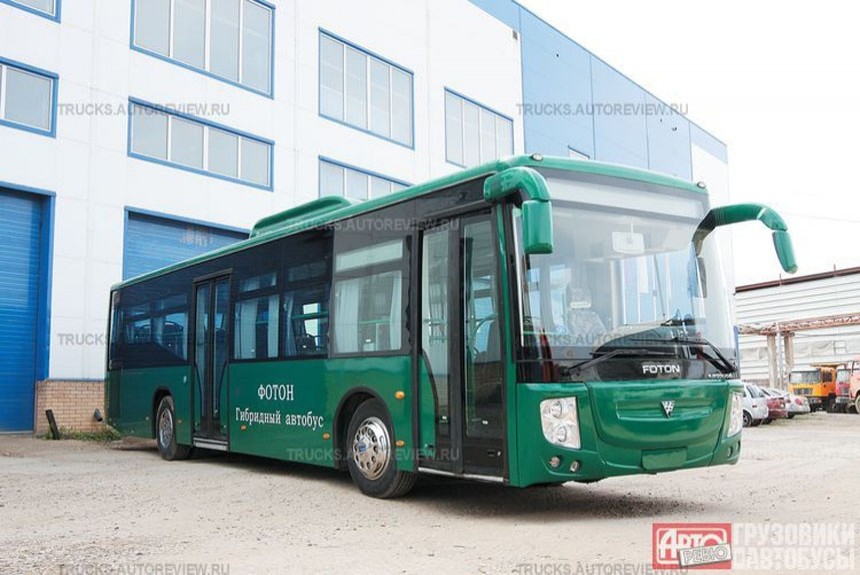 Пекин подарил Москве два гибридных автобуса Foton —  мы познакомились с ними
