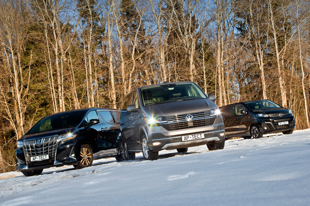 Opel Zafira Life, Toyota Alphard, Volkswagen Multivan — Авторевю