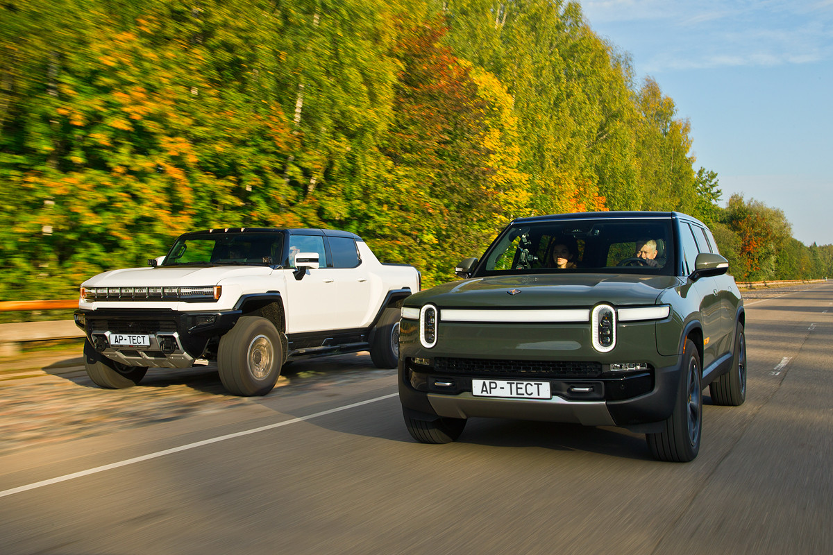 GMC Hummer EV или Rivian R1S — Авторевю