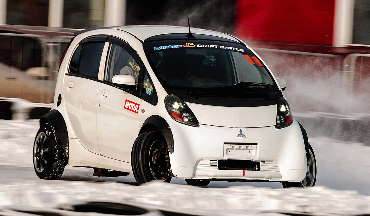 Mitsubishi i MIEV дрифт