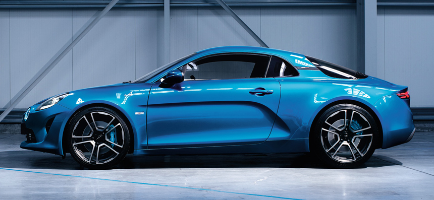 Новый спортивный автомобиль Рено Alpine A110 2018