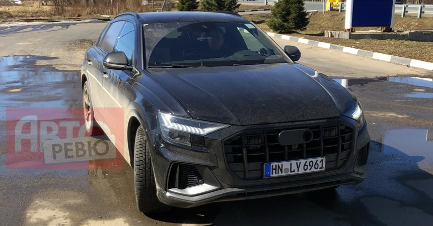 Будущий кроссовер Audi SQ8 замечен в Подмосковье