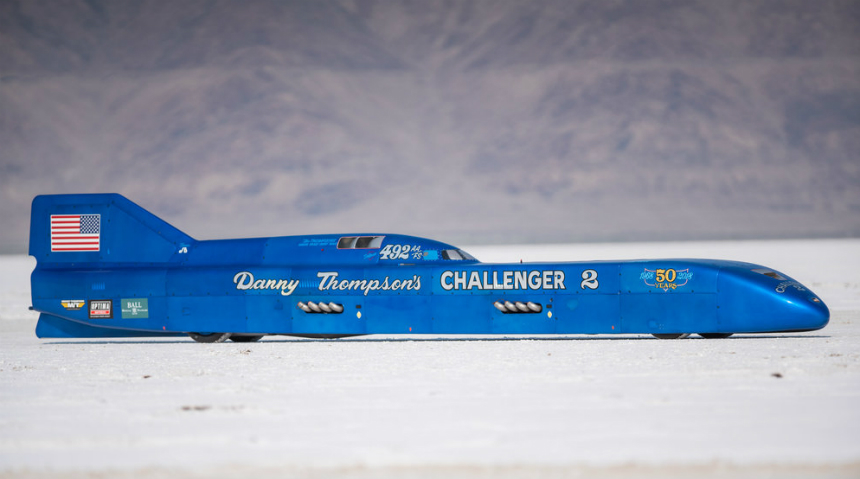 Болид Challenger 2: рекорд скорости на пятидесятилетнем автомобиле