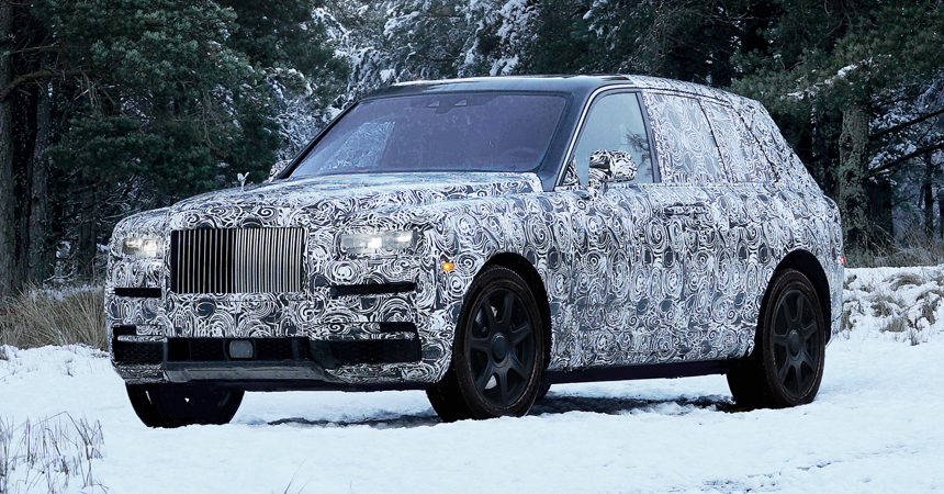 Rolls-Royce опубликовал видео первых испытаний Cullinan