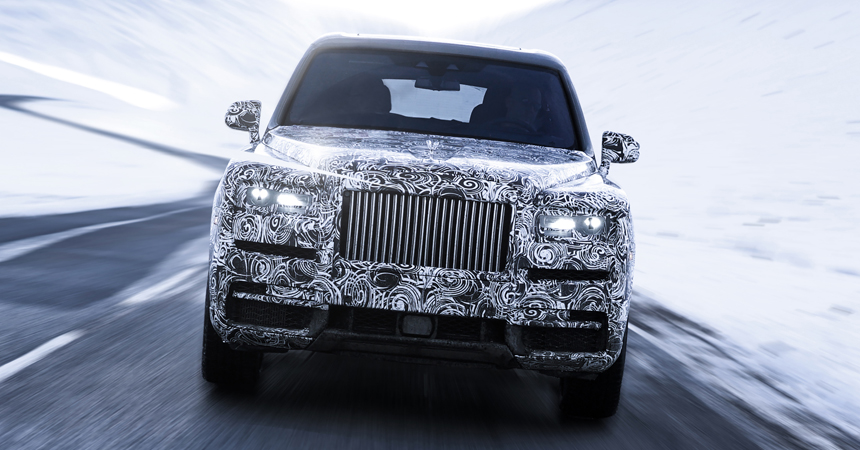 Rolls-Royce опубликовал видео первых испытаний Cullinan