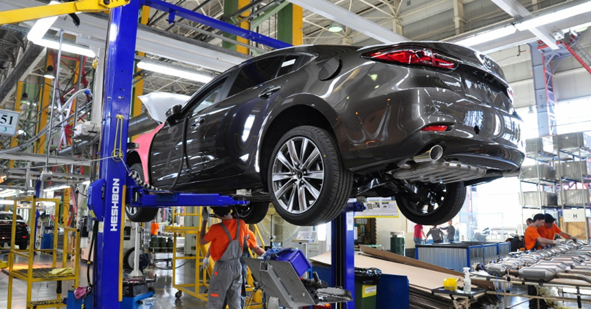 В России начался выпуск обновленных седанов Mazda 6