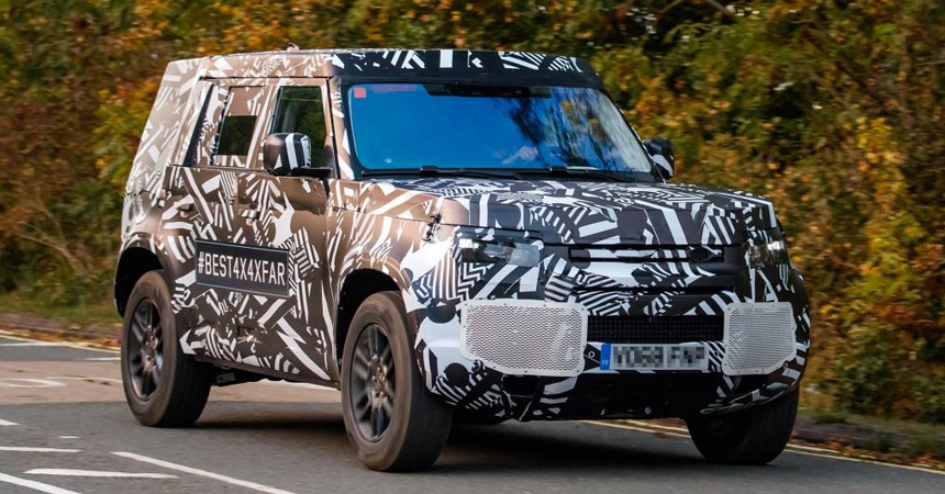 Новый Land Rover Defender засветился в серийном кузове 