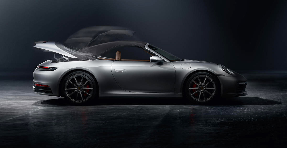 Porsche 911 серии 992 превратился в кабриолет