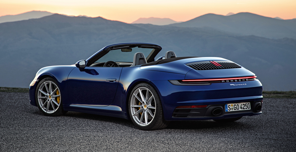 Porsche 911 серии 992 превратился в кабриолет
