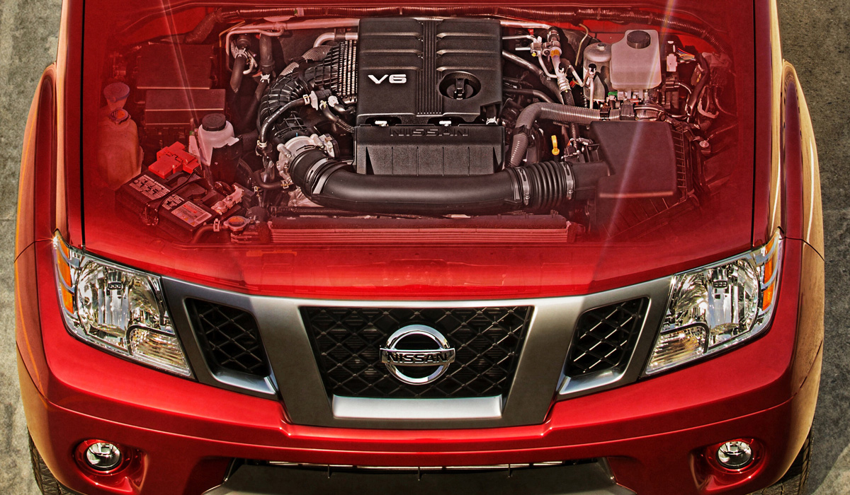 Новый мотор V6 дебютировал на старом пикапе Nissan Frontier