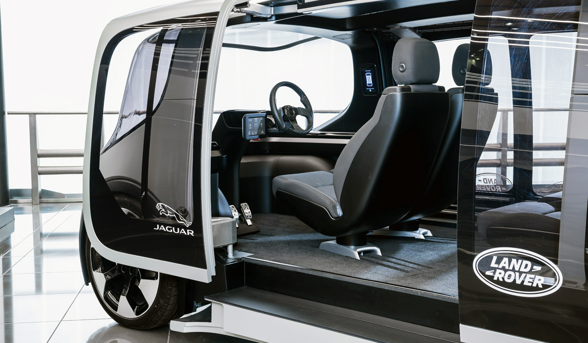Компания Jaguar Land Rover представила беспилотный Vector