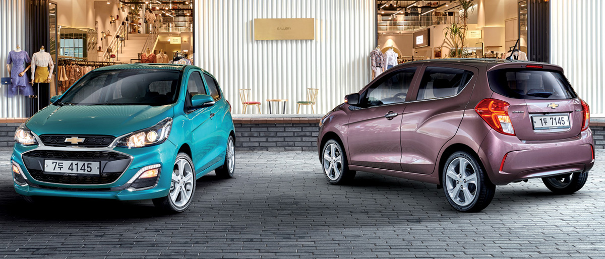 Хэтчбек Chevrolet Spark слегка обновлен в Корее