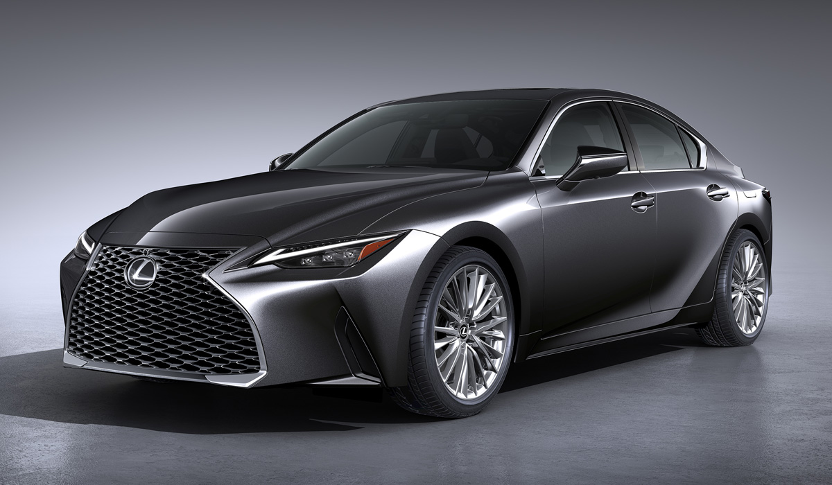 The F Sport version is available only in the Lexus IS 350