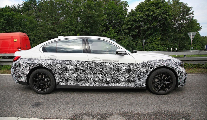 Электрический седан BMW третьей серии вышел на тесты