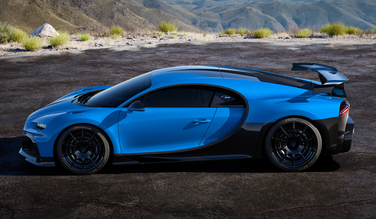 Представлен облегченный Bugatti Chiron Pur Sport