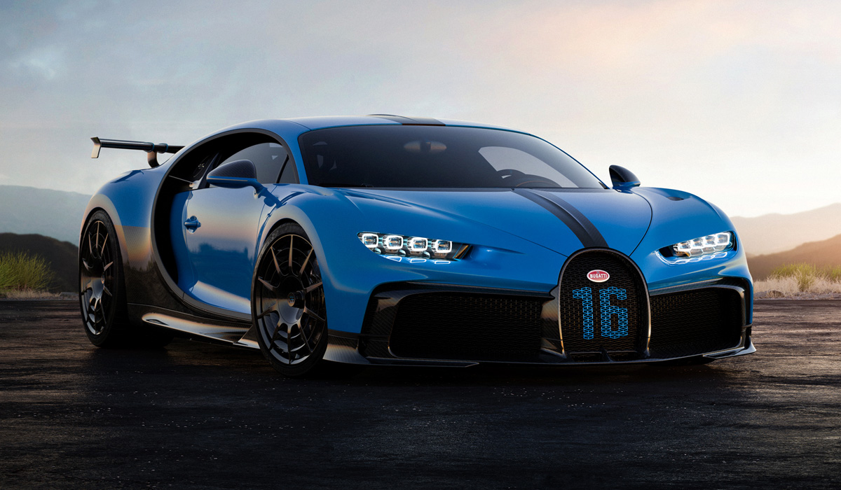 Представлен облегченный Bugatti Chiron Pur Sport