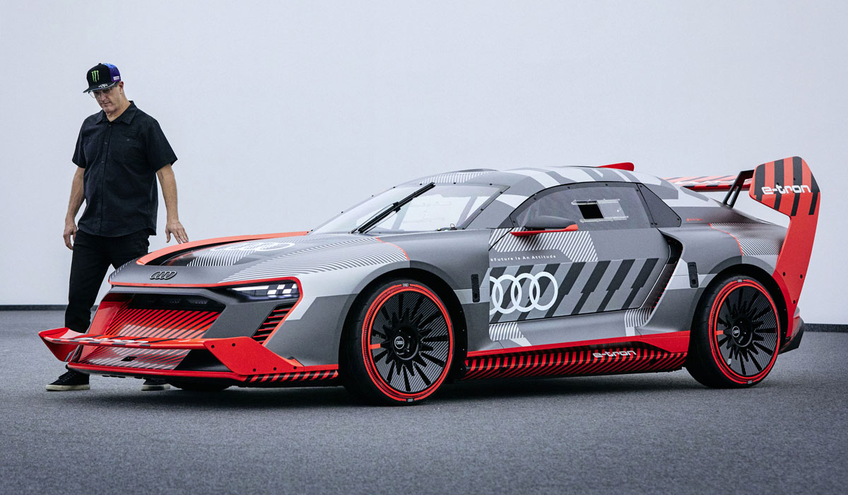 Электрический Audi S1: новый дрифткар для Кена Блока