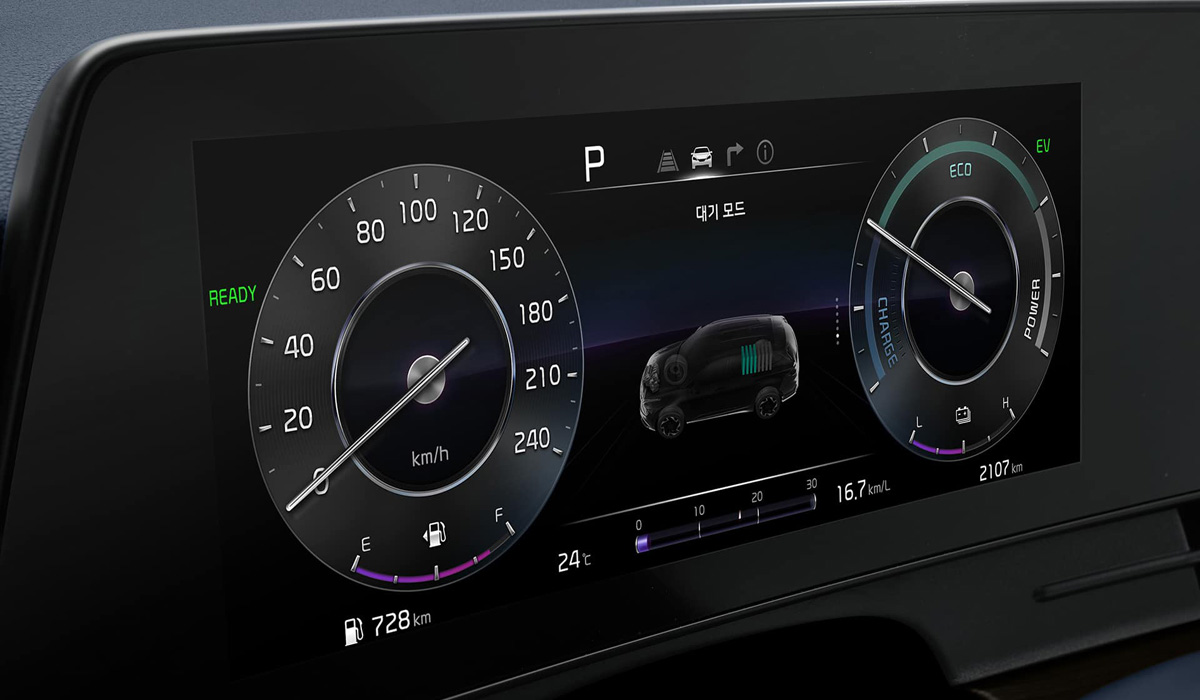 Kia Sportage нового поколения: гибрид и базовое оснащение