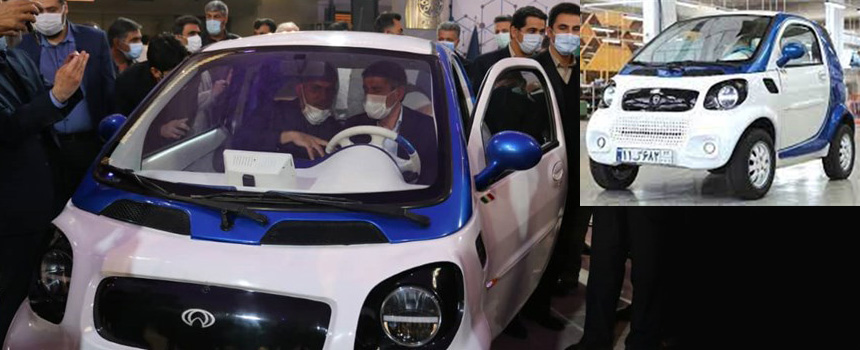 В Иране представлен электромобиль Oxygen