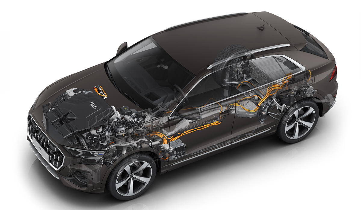 Подзаряжаемые гибриды Audi Q7 и Q8: мощнее и дальнобойнее