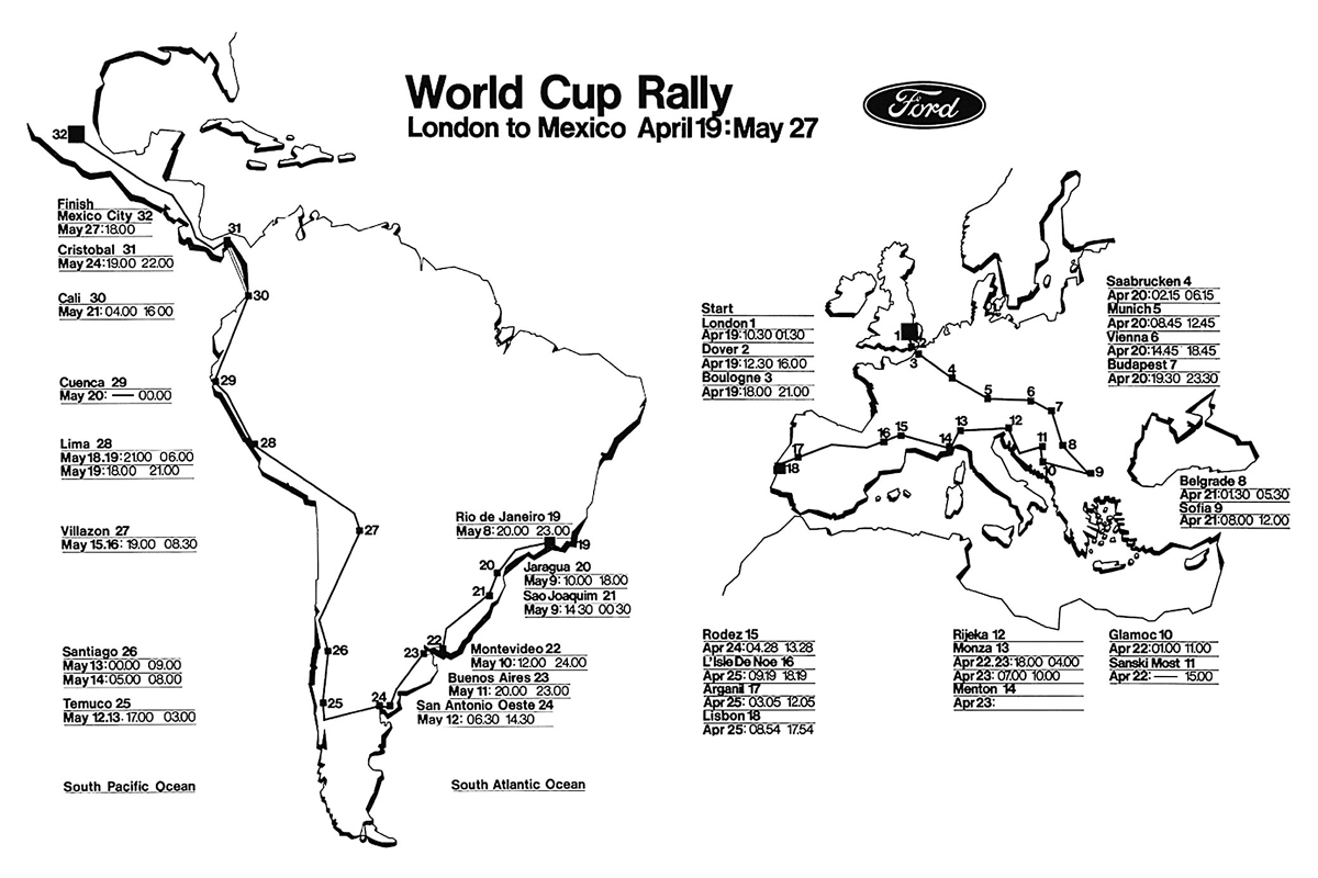 Высота над уровнем моря лондон мехико мадрид. Лондон Мехико ралли маршрут. Ралли Лондон Мехико 1970 маршрут. Ралли Лондон Сидней маршрут. Ралли Лондон-Сидней 1968 года маршрут на карте.