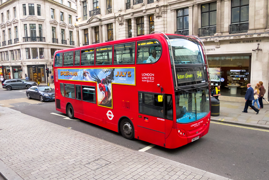 Лондонский автобус Alexander Dennis Enviro 400 внутри