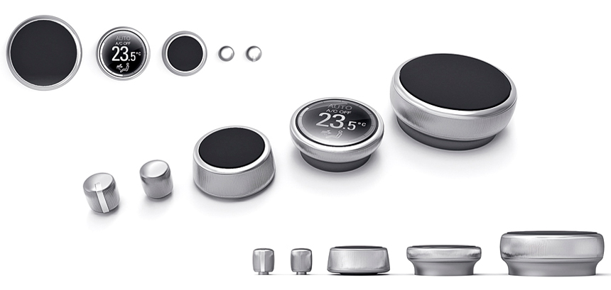 Черты бренда и в целом русского дизайна попытались отразить и в узорах накатки манеток — говорят, рисунок навеян маковками храма Василия Блаженного