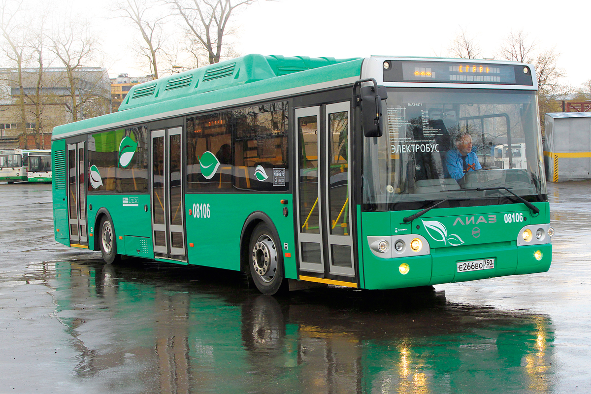Первый образец электробуса ЛиАЗ
