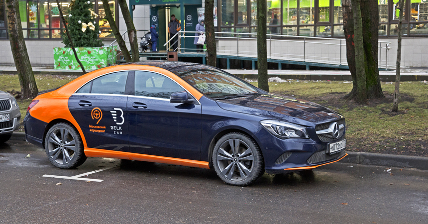 Мерседес GLA belka car