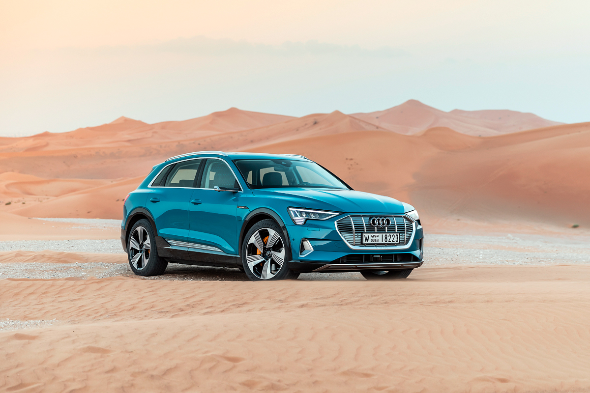 Е-Тролль: первый серийный электромобиль Audi в арабских песках