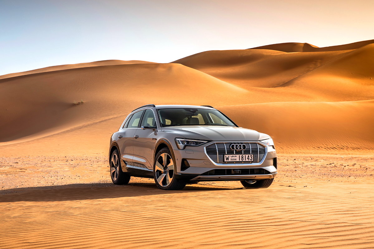 Е-Тролль: первый серийный электромобиль Audi в арабских песках