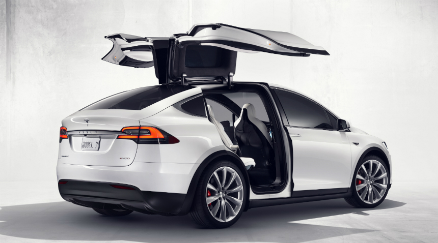 Tesla model x двери