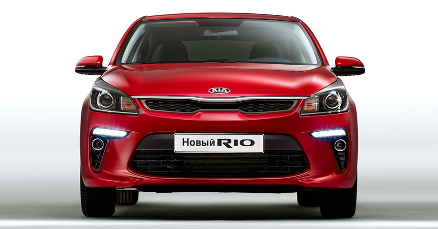 Kia Rio 4 2017- Тюнинг решетка