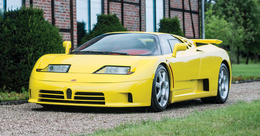 Bugatti eb110 в россии