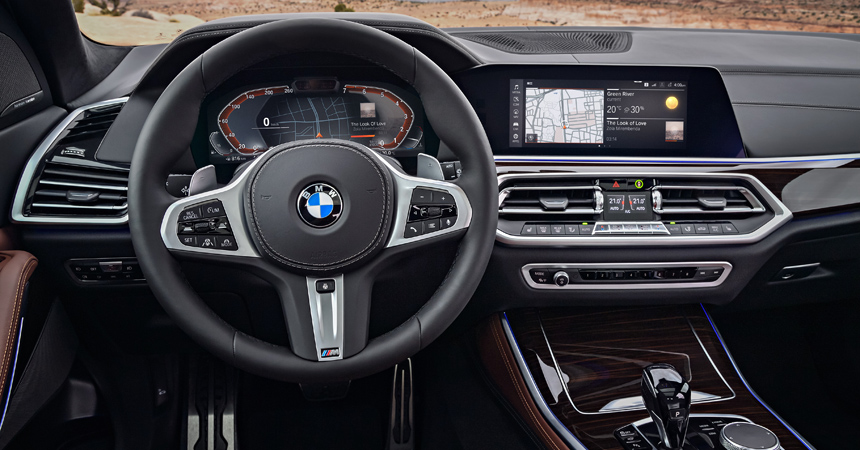 Фотографии BMW X5 (G05) - Салон - Цвет Черно-Коричневый
