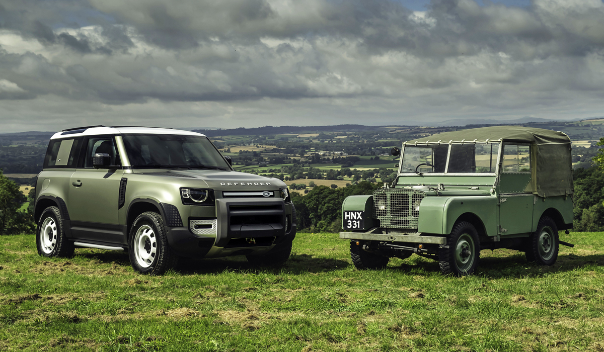 Land rover defender старый