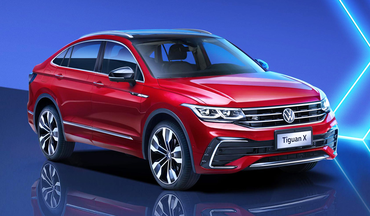 «Купе» Tiguan X поступил в продажу. Новинки світового авторинку