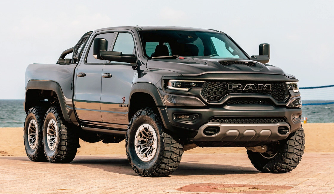 Ram 1500 TRX превратился в трехосный пикап Apocalypse Warlord