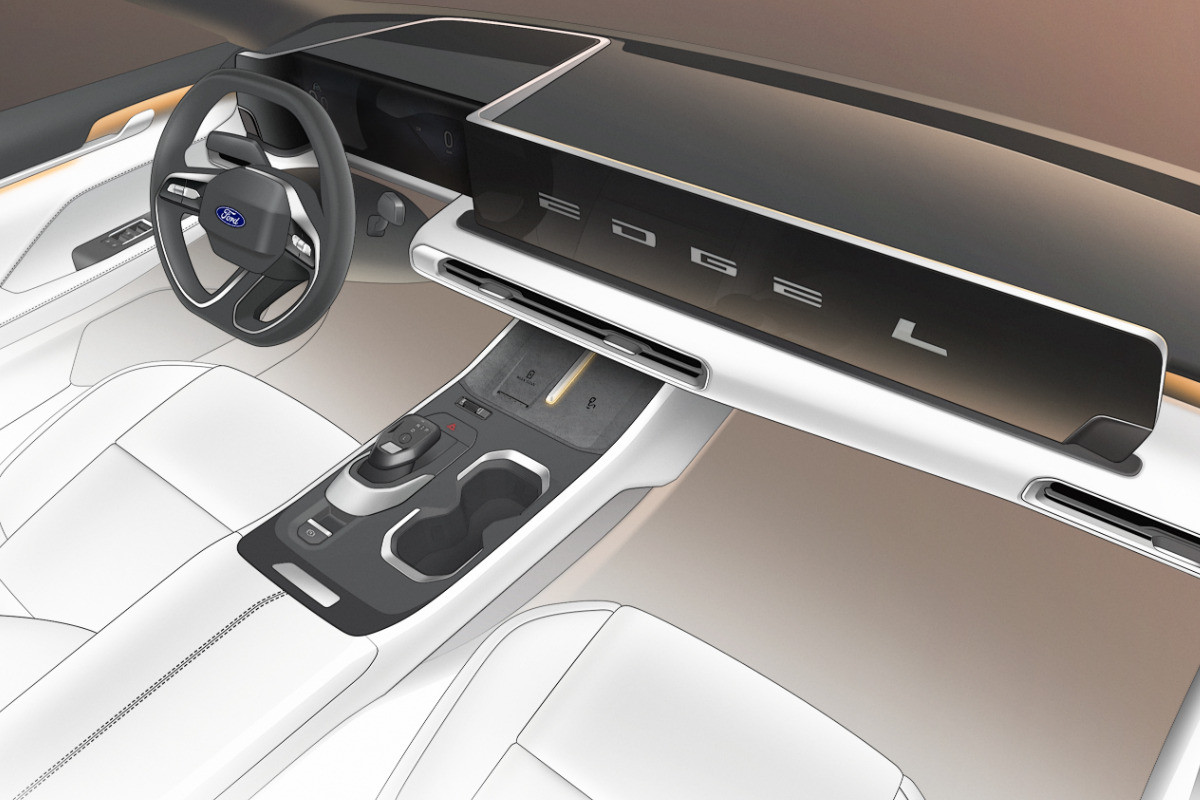 Рестайлинговый Ford Edge L: официальные изображения фото: Рестайлинговый Ford Edge L: официальные изображения